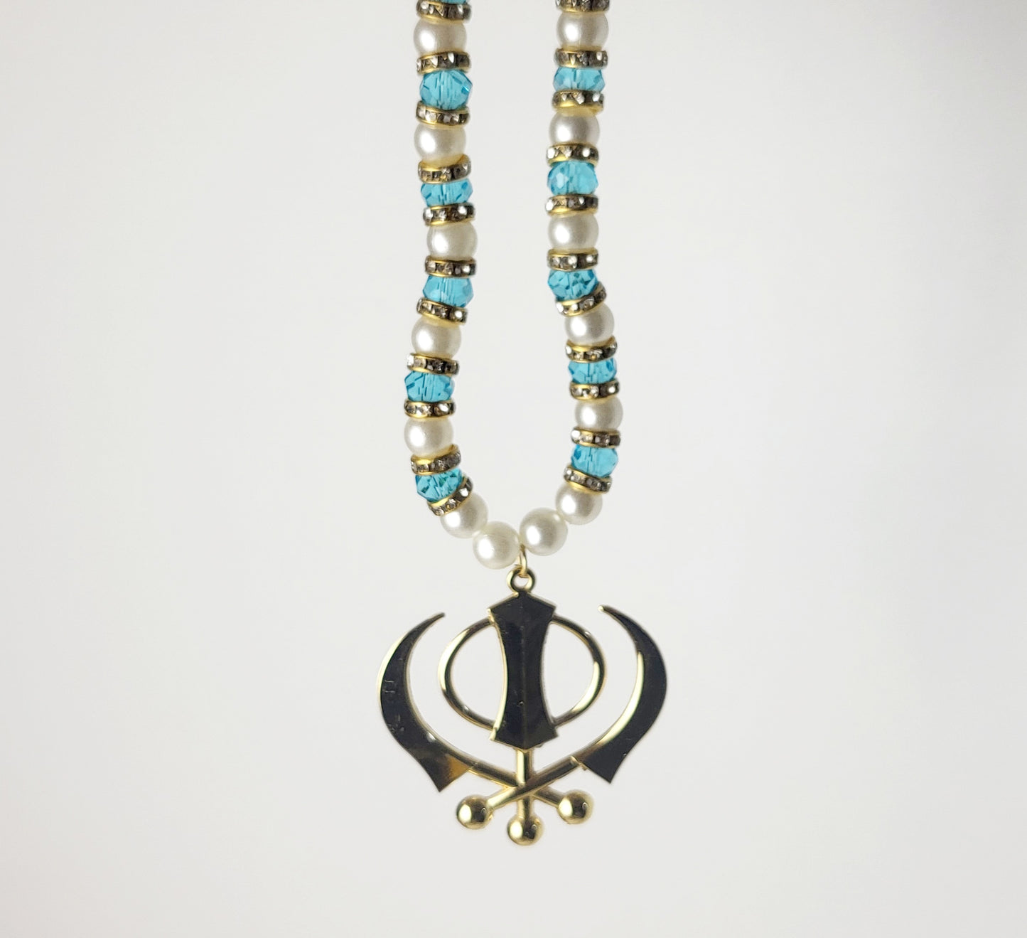 Khanda, Beads, Punjabi Car Hanging, Sikh Car/Home/Office Décor