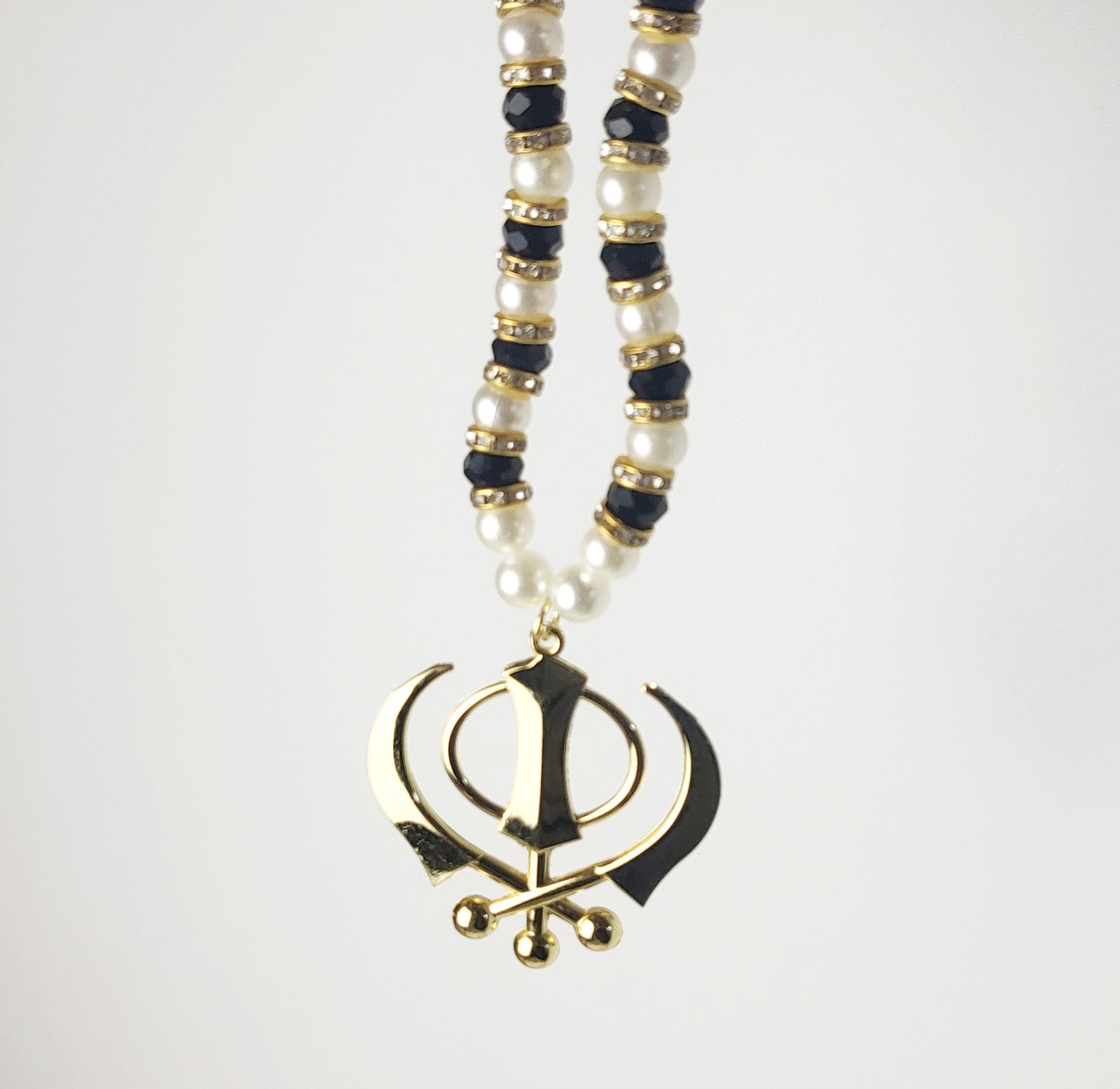 Khanda, Beads, Punjabi Car Hanging, Sikh Car/Home/Office Décor