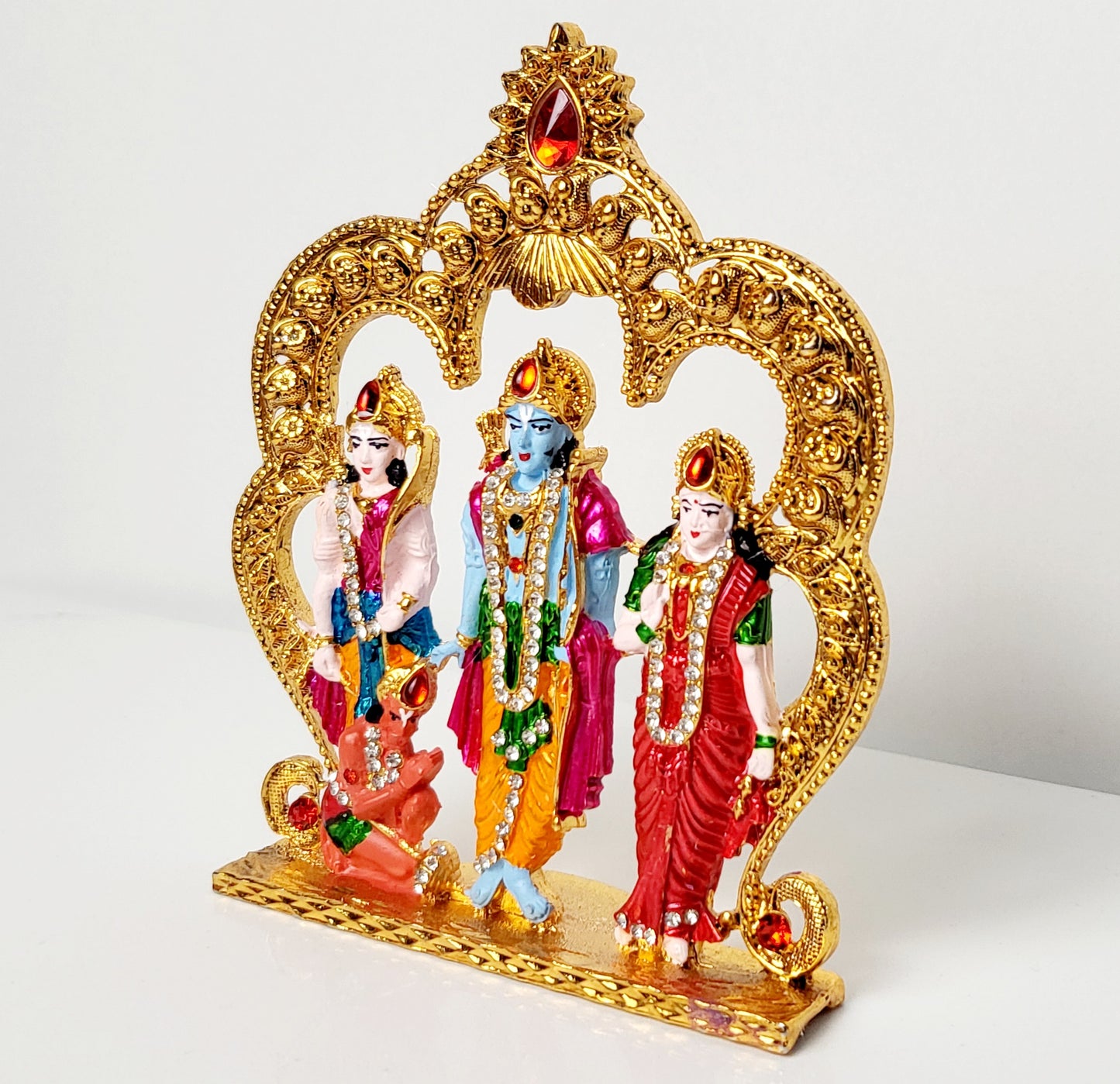 Ram Darbar Statue/Idol, Lord Ram Darbar Murti - Sita Ram Lakshman Hanuman Statue/Idol