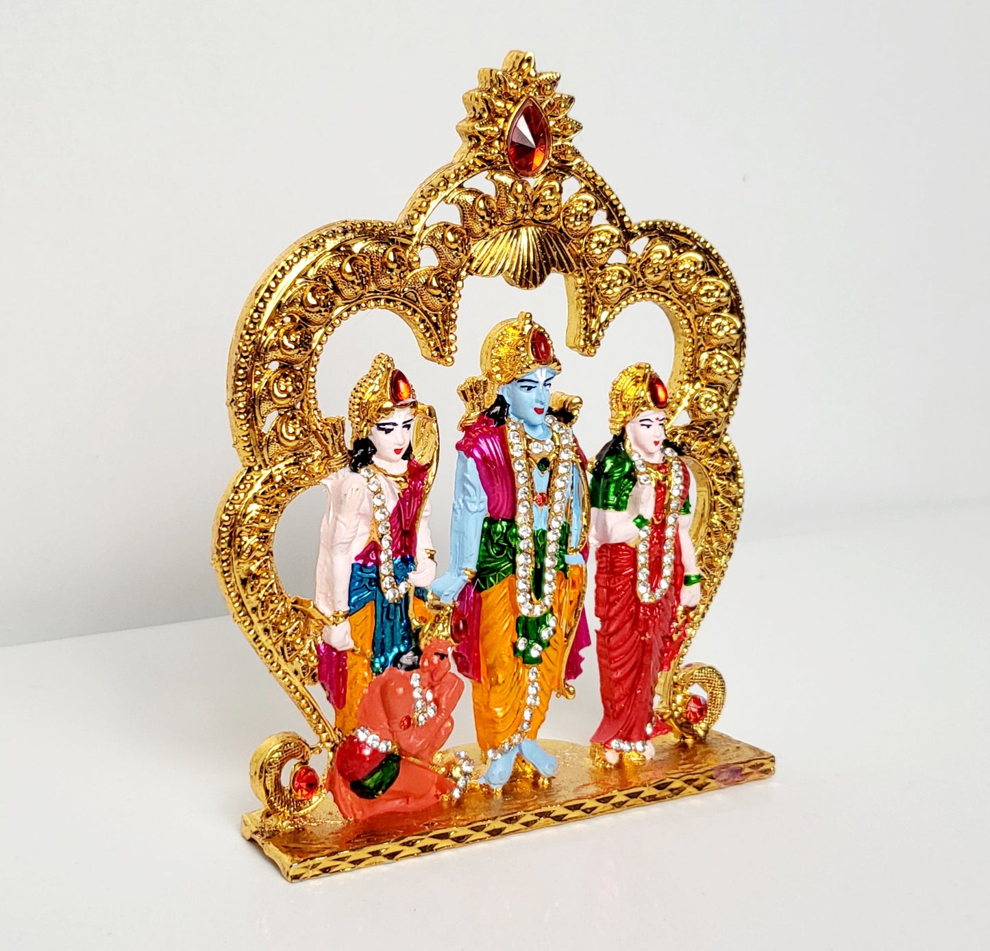 Ram Darbar Statue/Idol, Lord Ram Darbar Murti - Sita Ram Lakshman Hanuman Statue/Idol