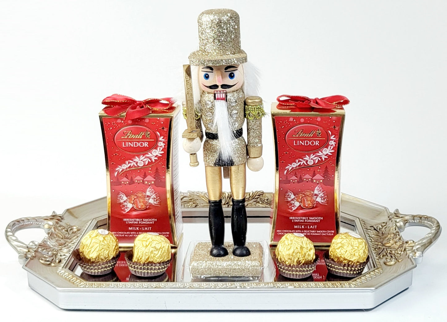 Holiday Festive/Christmas Gift Hamper - Nutcracker with shimmer