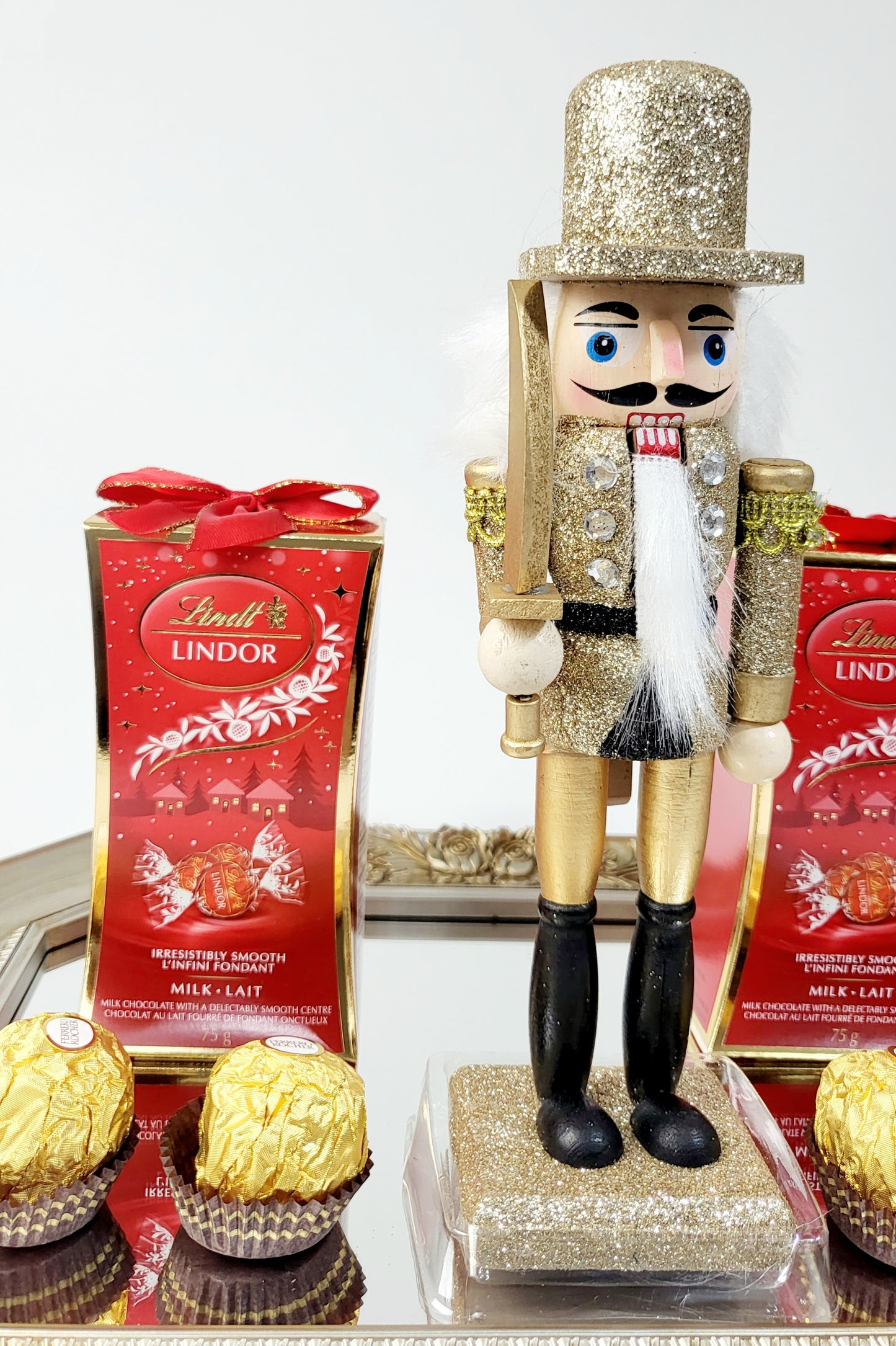 Holiday Festive/Christmas Gift Hamper - Nutcracker with shimmer