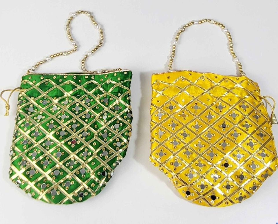 Mirror Work Potli Bags